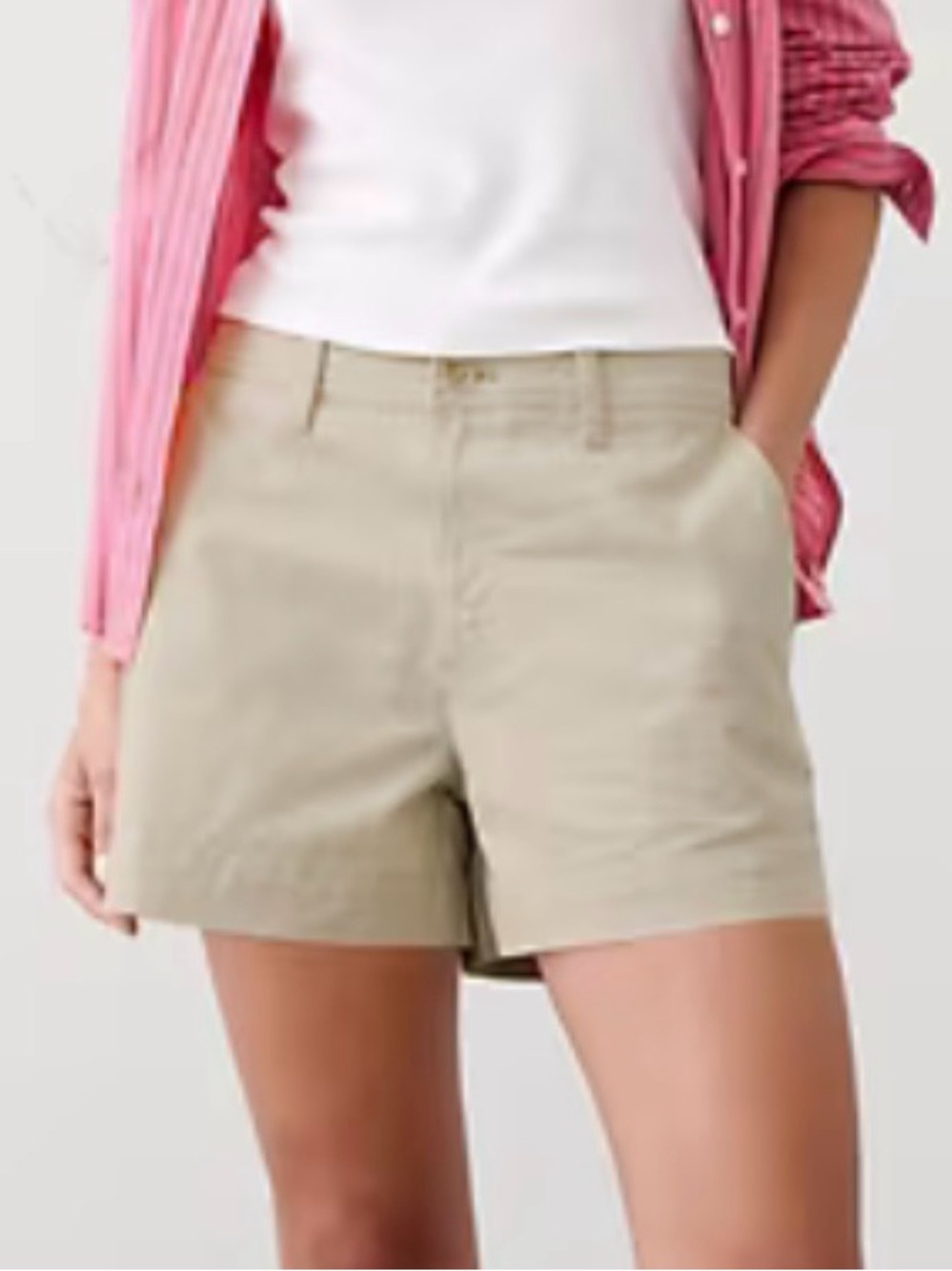 Beige banana republic Women's Casual Shorts
